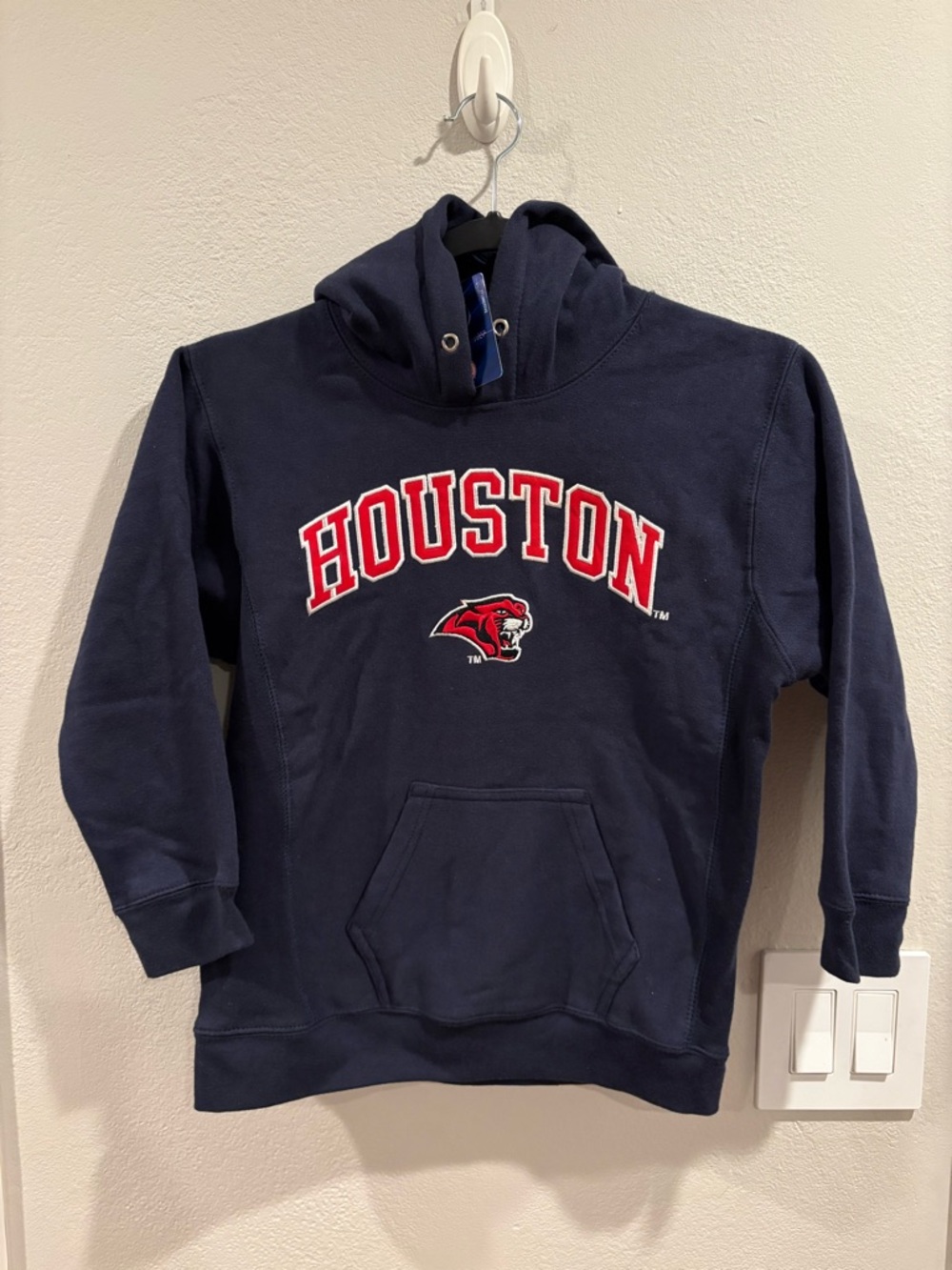 Vintage Steve & Barry’s University of Houston Cougars Youth Hoodie Size Small - Picture 2 of 10